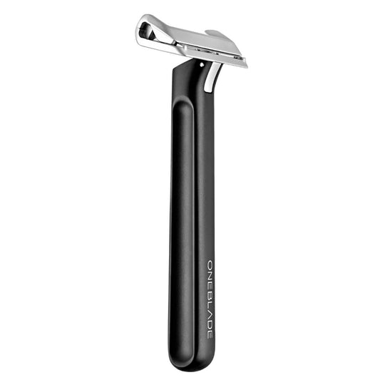 OneBlade ELEMENT Razor 正面斜め写真 日本公式 軽量アルミ製 一枚刃シェーバー 高級シェーバー比較対象 HENSON