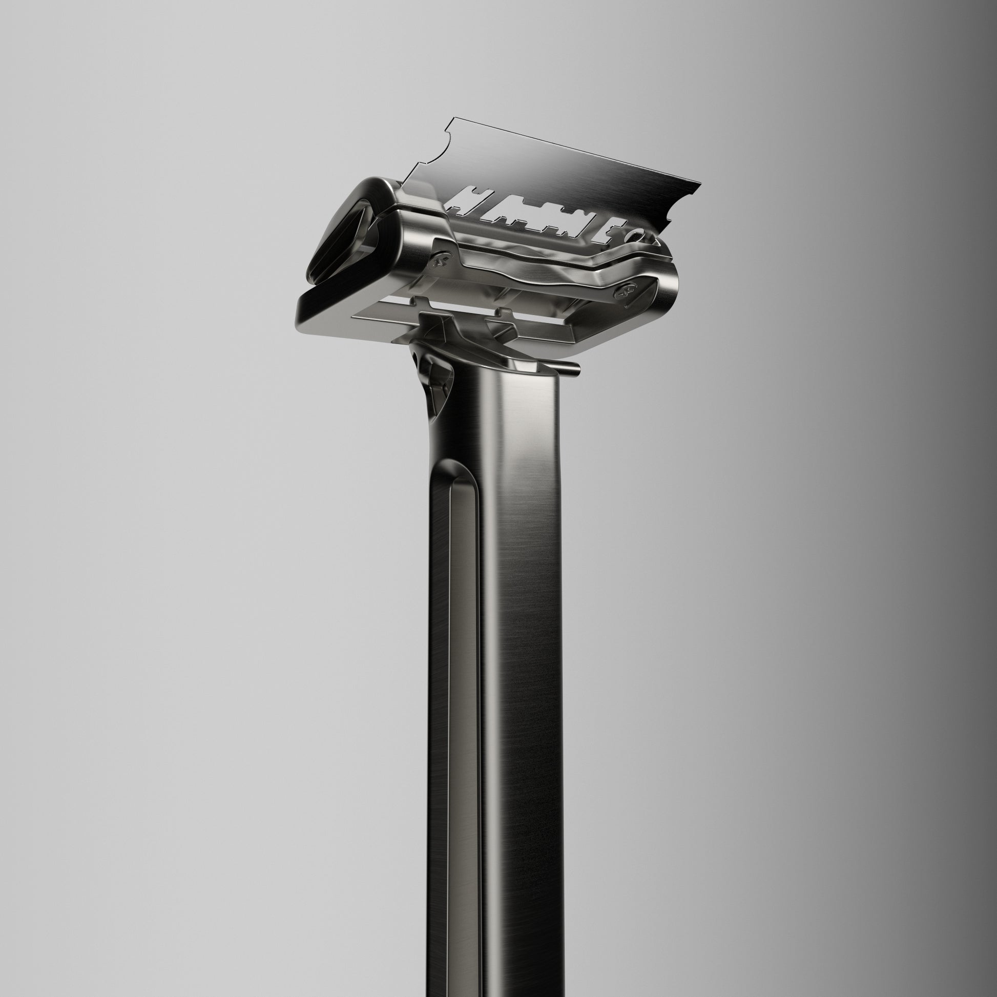 OneBlade GENESIS Razor ステンレス製 正面アップ写真 日本公式 高級シェーバー カミソリ市場でHENSONなどと並ぶモデル